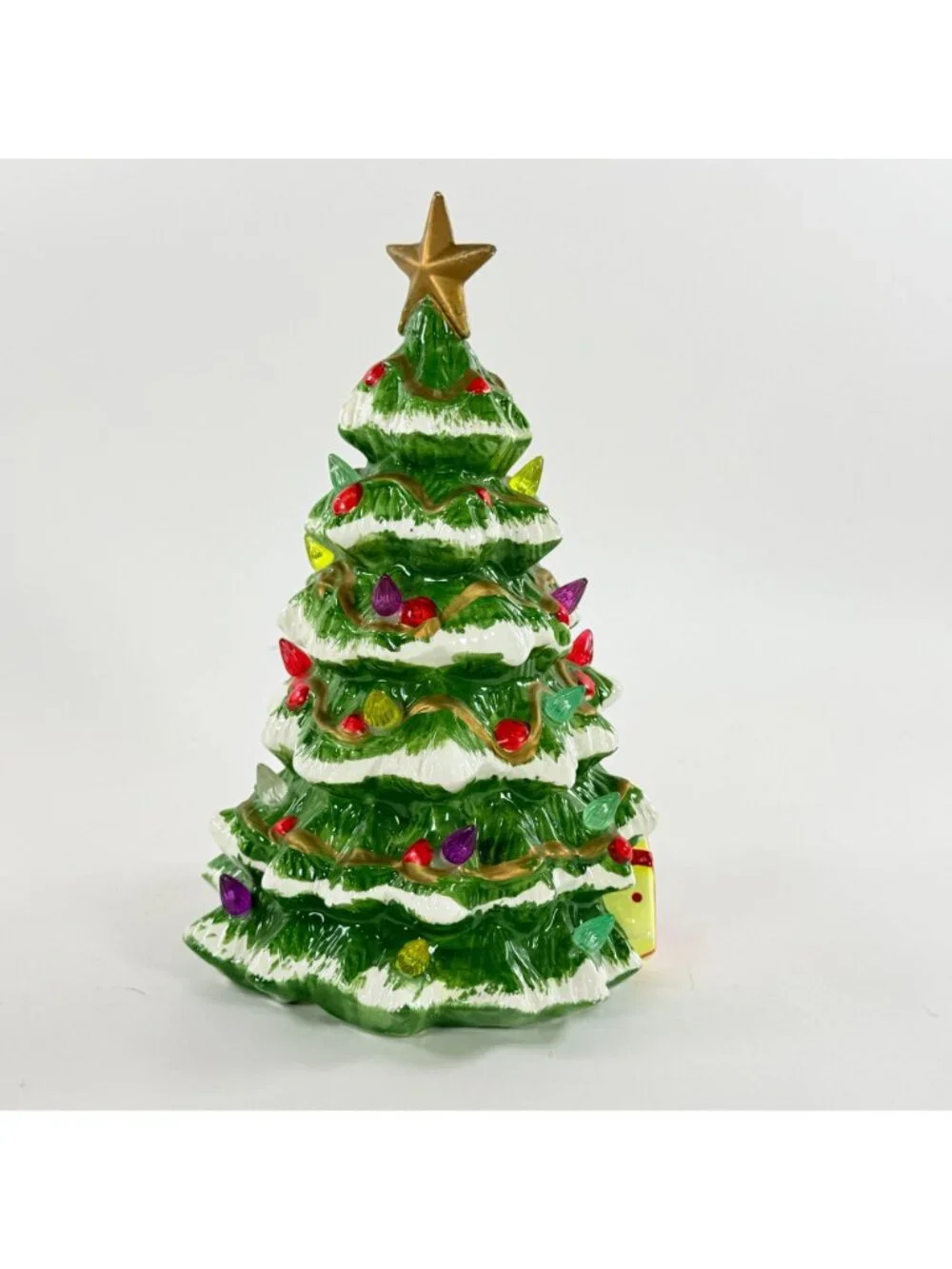Vintage 1982 Ron Gordon Designs Ceramic Christmas Tree 10.5